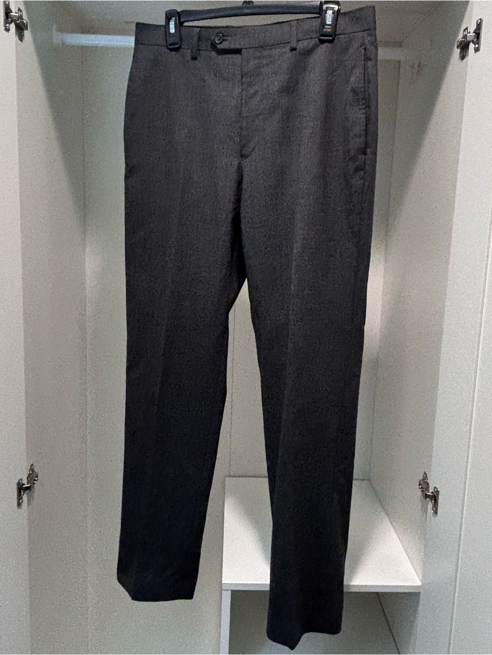 Lauren Ralph Lauren Men’s Charcoal Gray Dress Pants Wool Blend